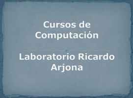 cursos Laboratorio Ricardo Arjona